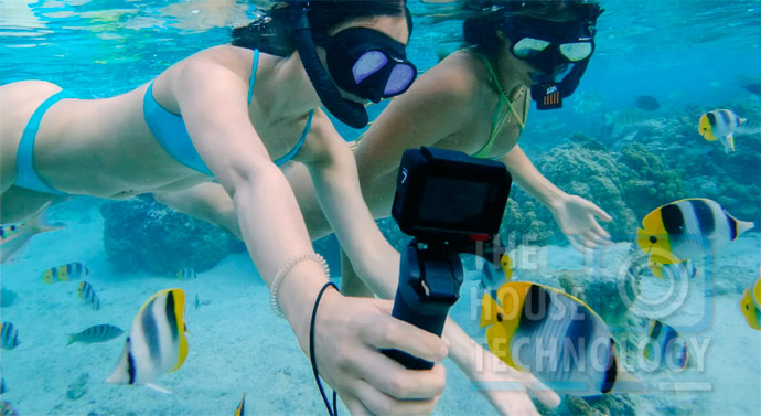 Handler GoPro Uso bajo el agua